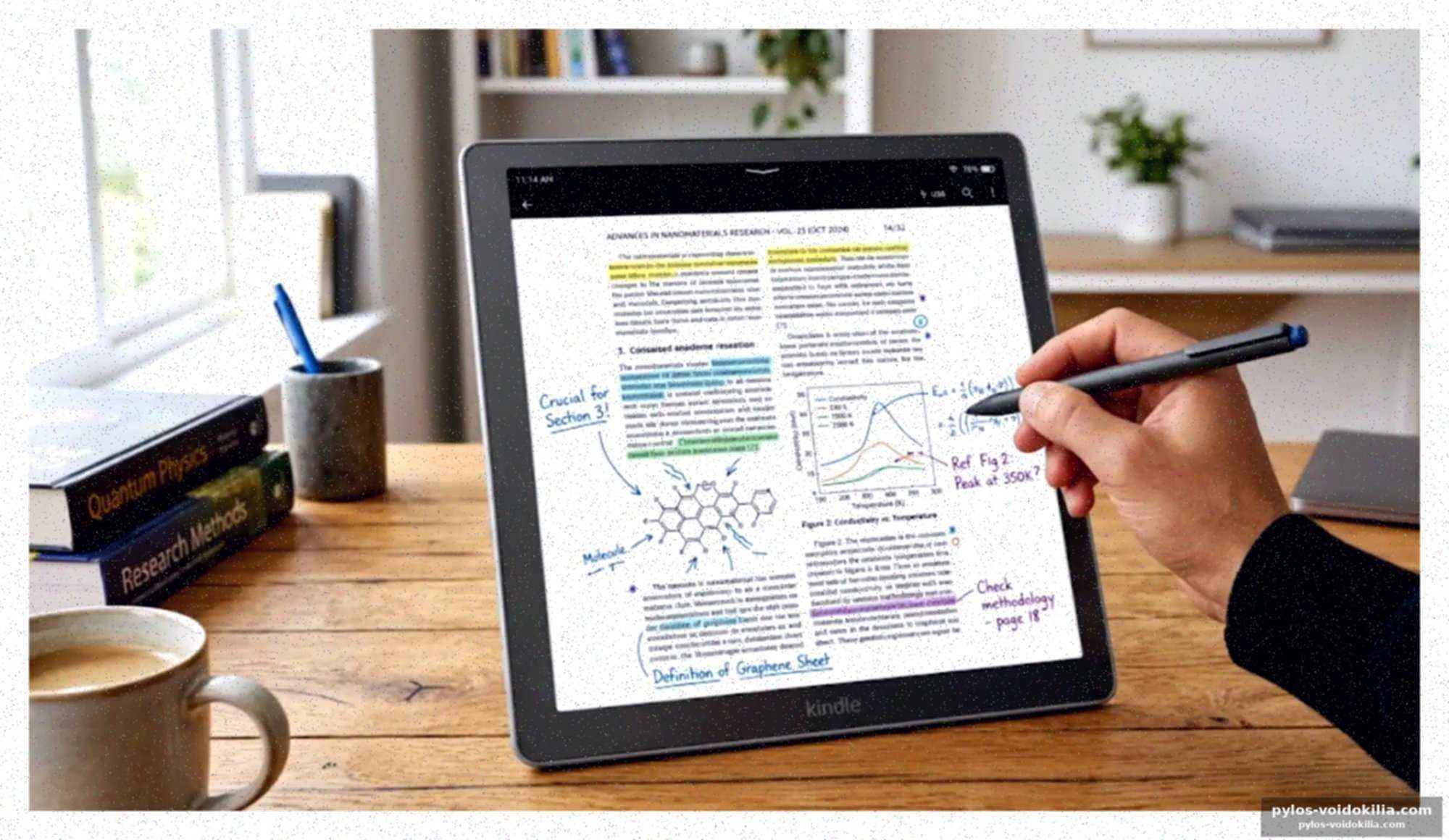 Les modèles de kindle équipés de stylus peuvent maintenant écrire directement sur les pdf