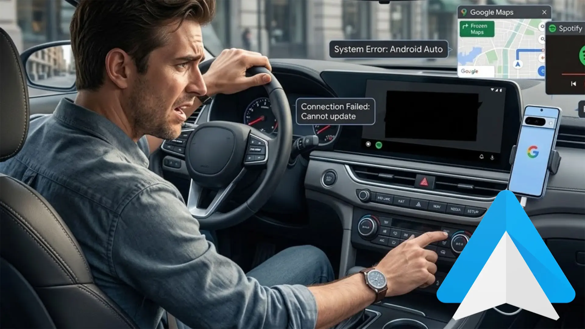 Android auto : des pannes majeurs frappent les pixel, mazda particulièrement touché