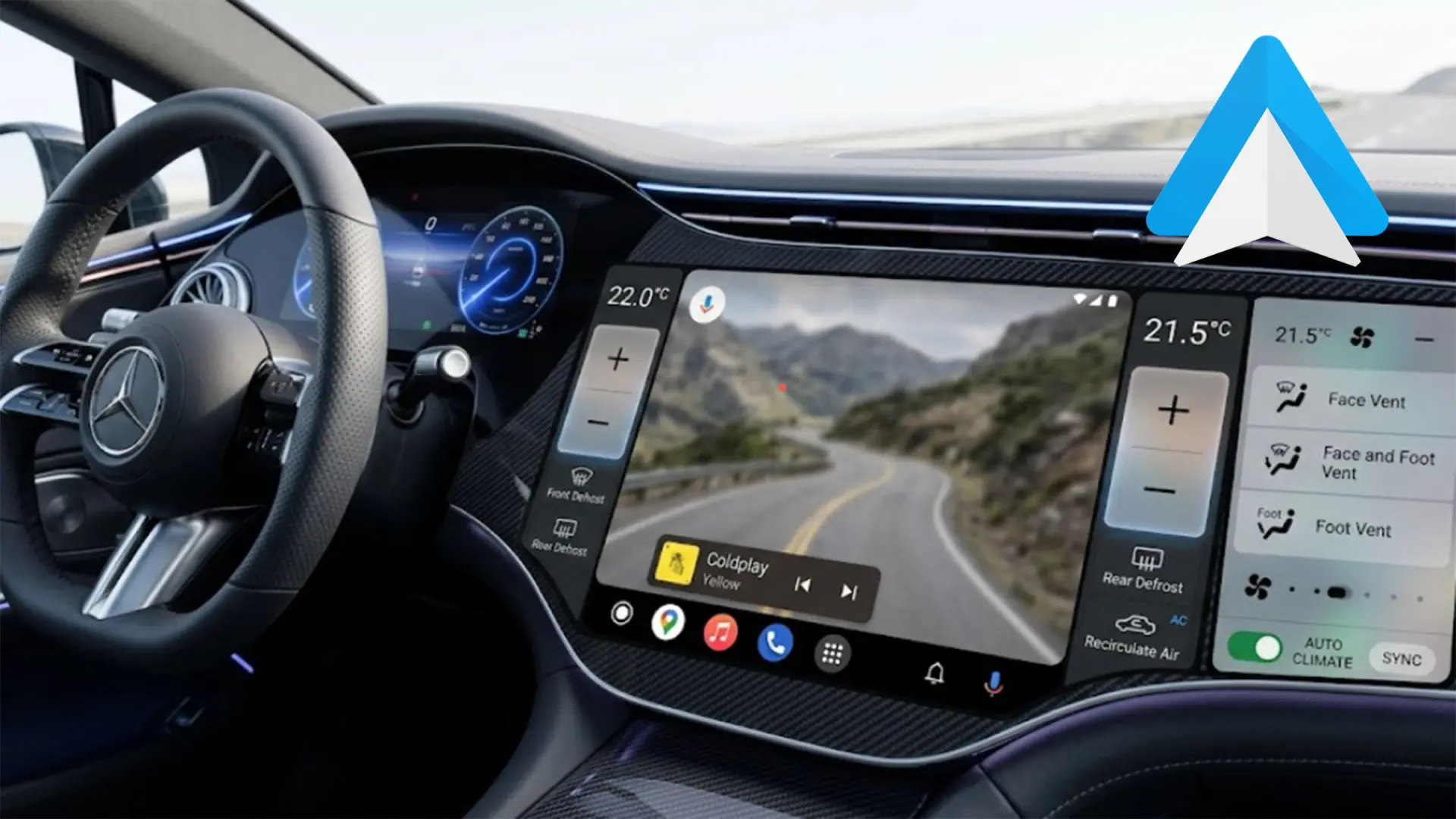 Android auto s'ouvre à la climatisation pour une expérience de conduite plus souple