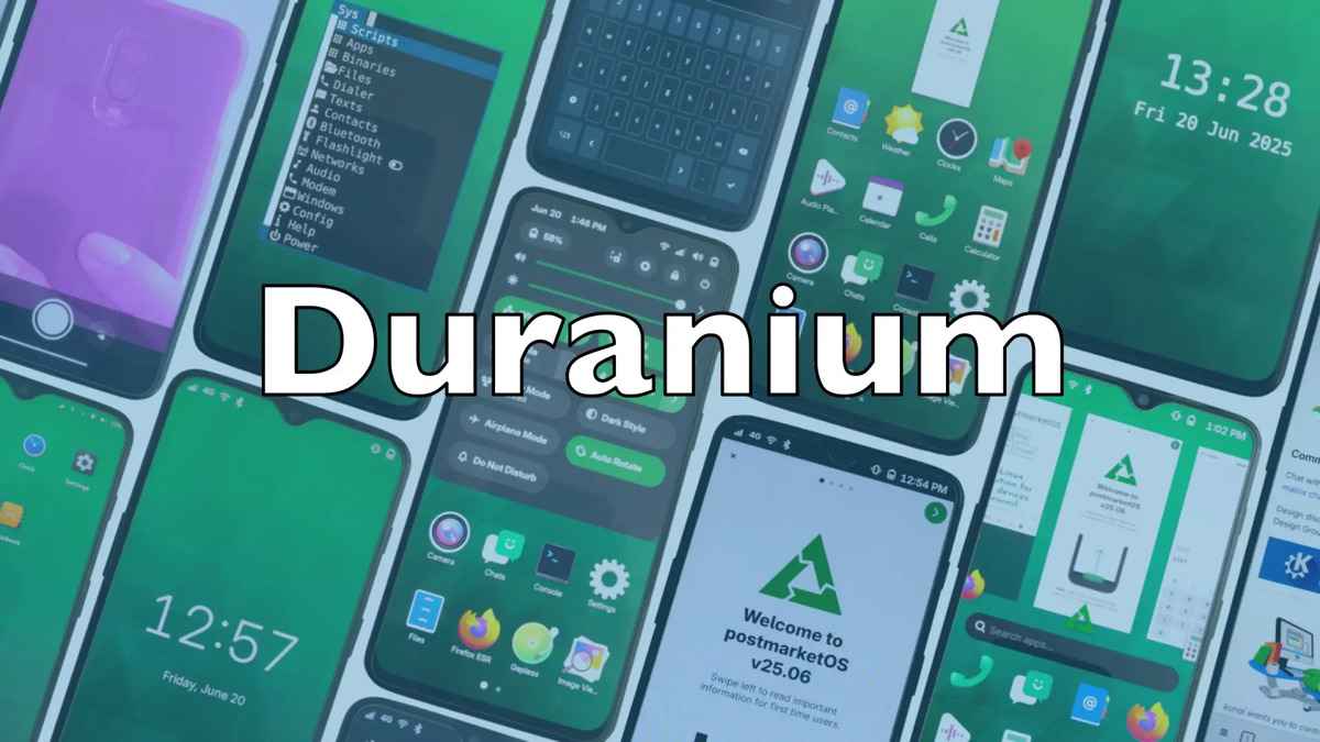 Duranium : une alternative prometteuse à l'obsolescence programmée pour les smartphones linux