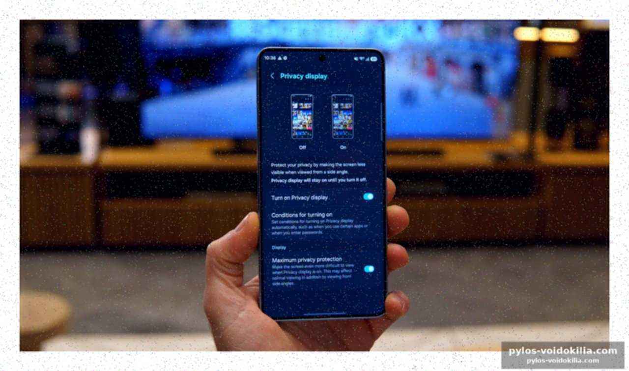 Un écran discret, un compromis perceptible