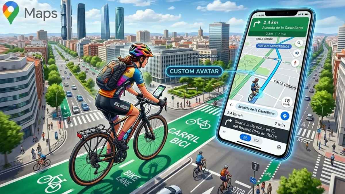 Google maps : des avatars personnalisés pour les cyclistes arrivent