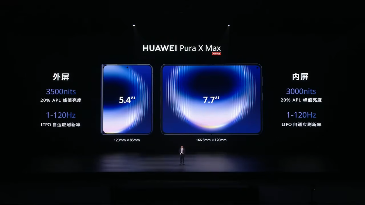 Huawei pura x max : l'énfant terrible des portables pliants?