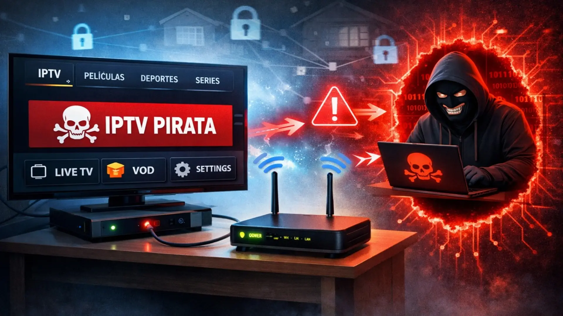 Iptv piratées : votre réseau wi-fi compromis ?