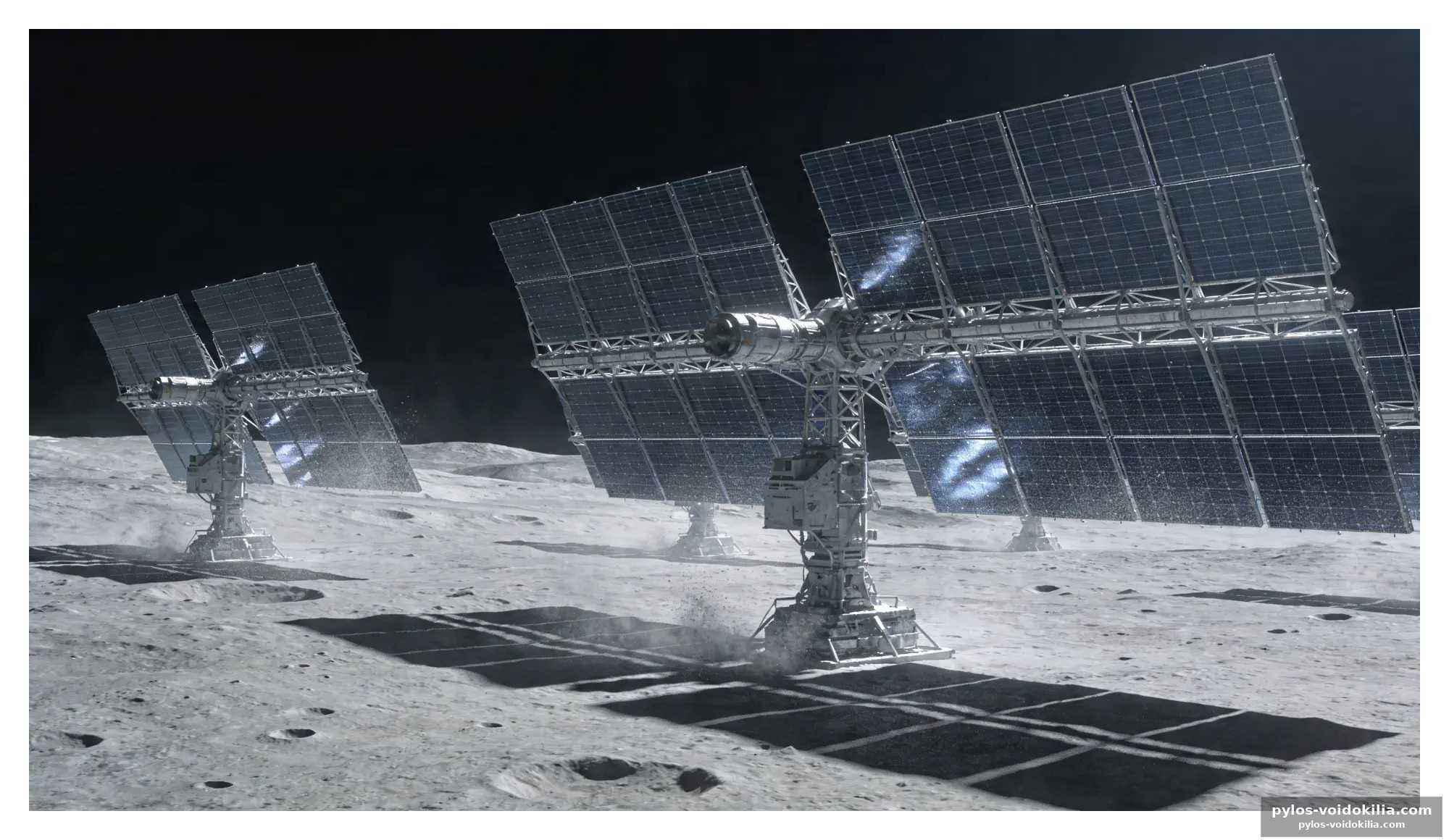 Un anneau de panneaux solaires de 11 000 km entoure la lune