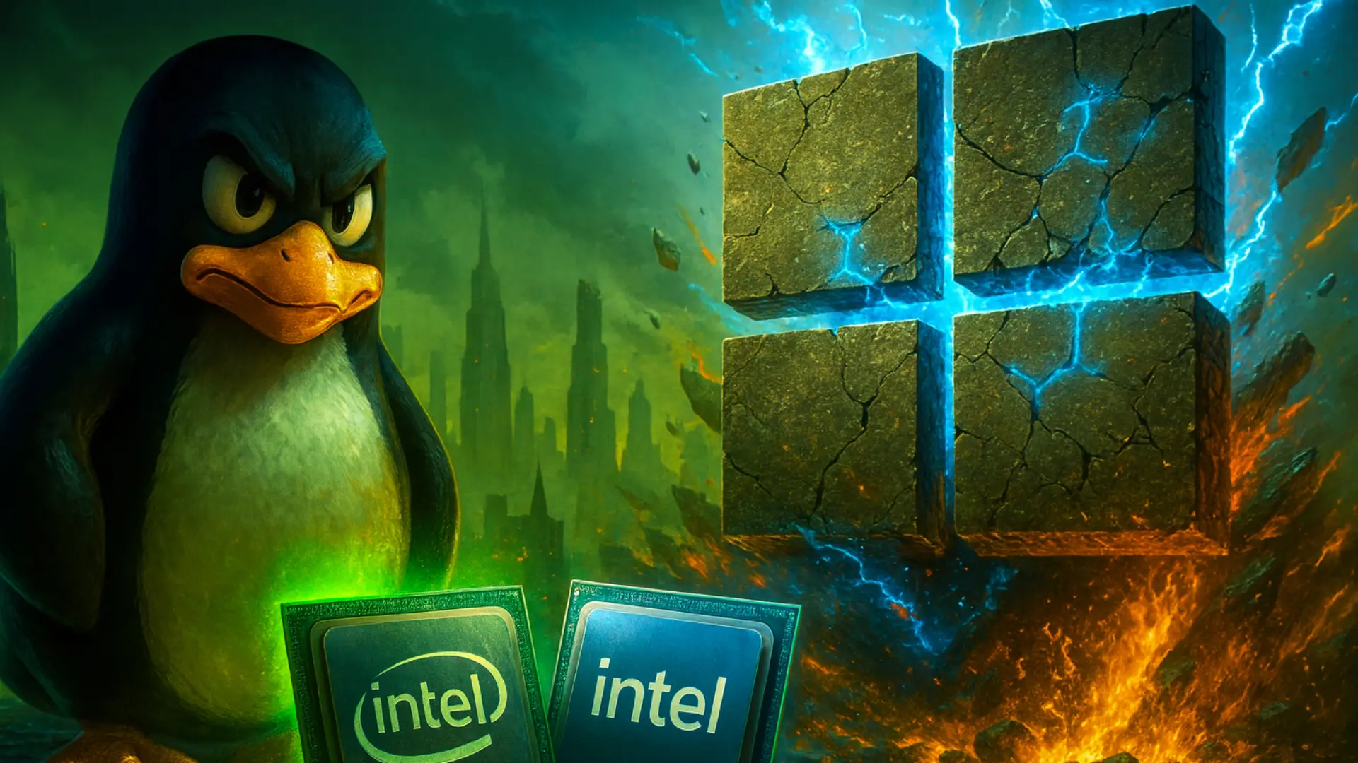 Linux dépasse windows 11 sur les nouveaux processeurs intel : un coup dur pour microsoft ?