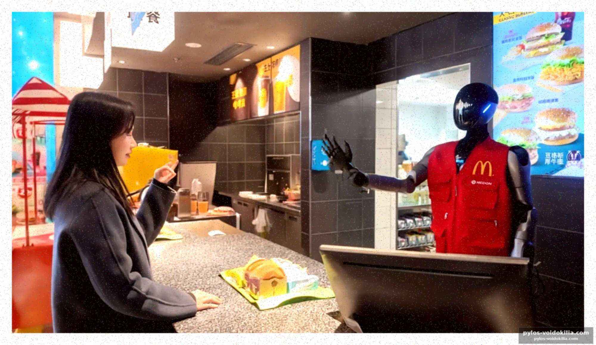 Les robots humanoïdes défilent dans les restaurants américains