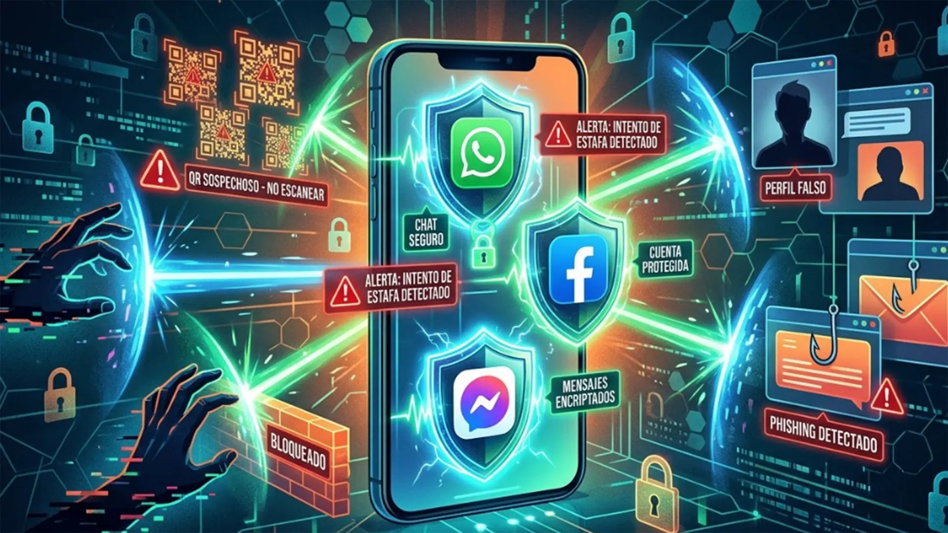 Meta renforce la sécurité de whatsapp, facebook et messenger contre les fraudeurs