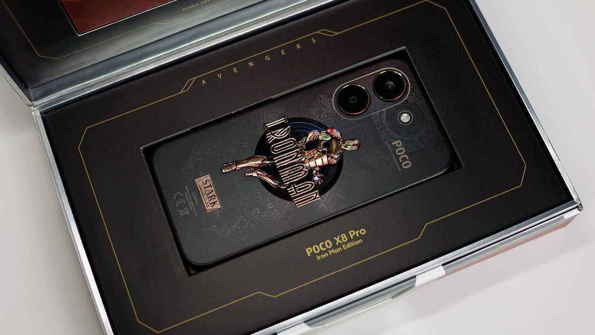 Poco x8 pro iron man : un design gagnant qui rend fan de l'avengers