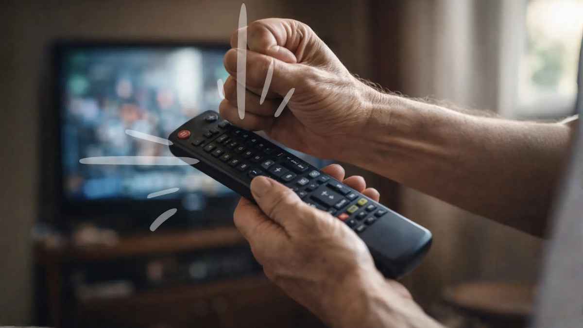 Pourquoi taper sur son écran redémarre parfois son télécommande