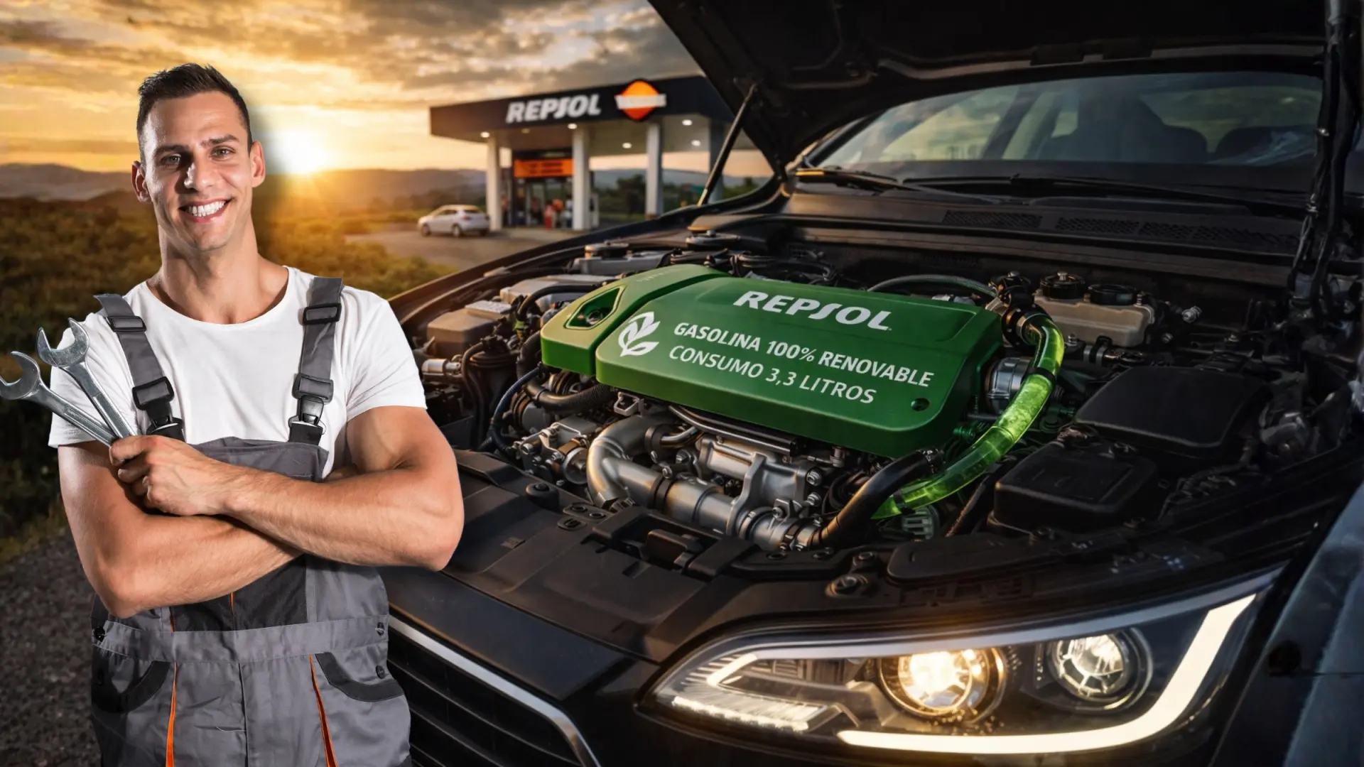 Repsol présente un moteur hybride fonctionnant avec des carburants renouvelables