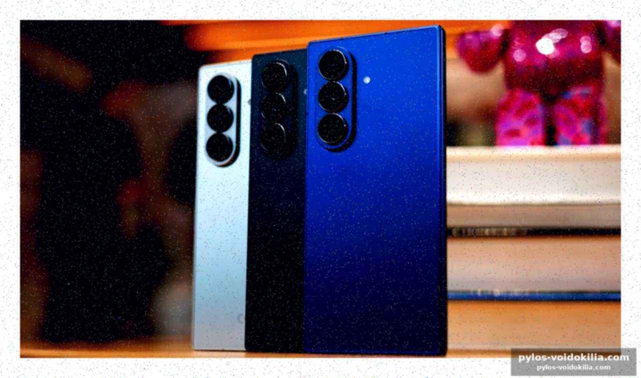 Un creux de pli à presque zéro sur le galaxy z fold 8