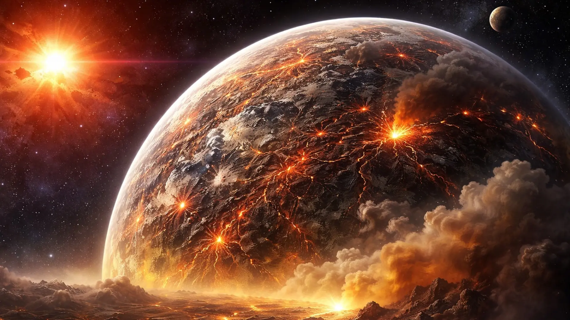 Un monde étrange et impossible découvert dans l'espace