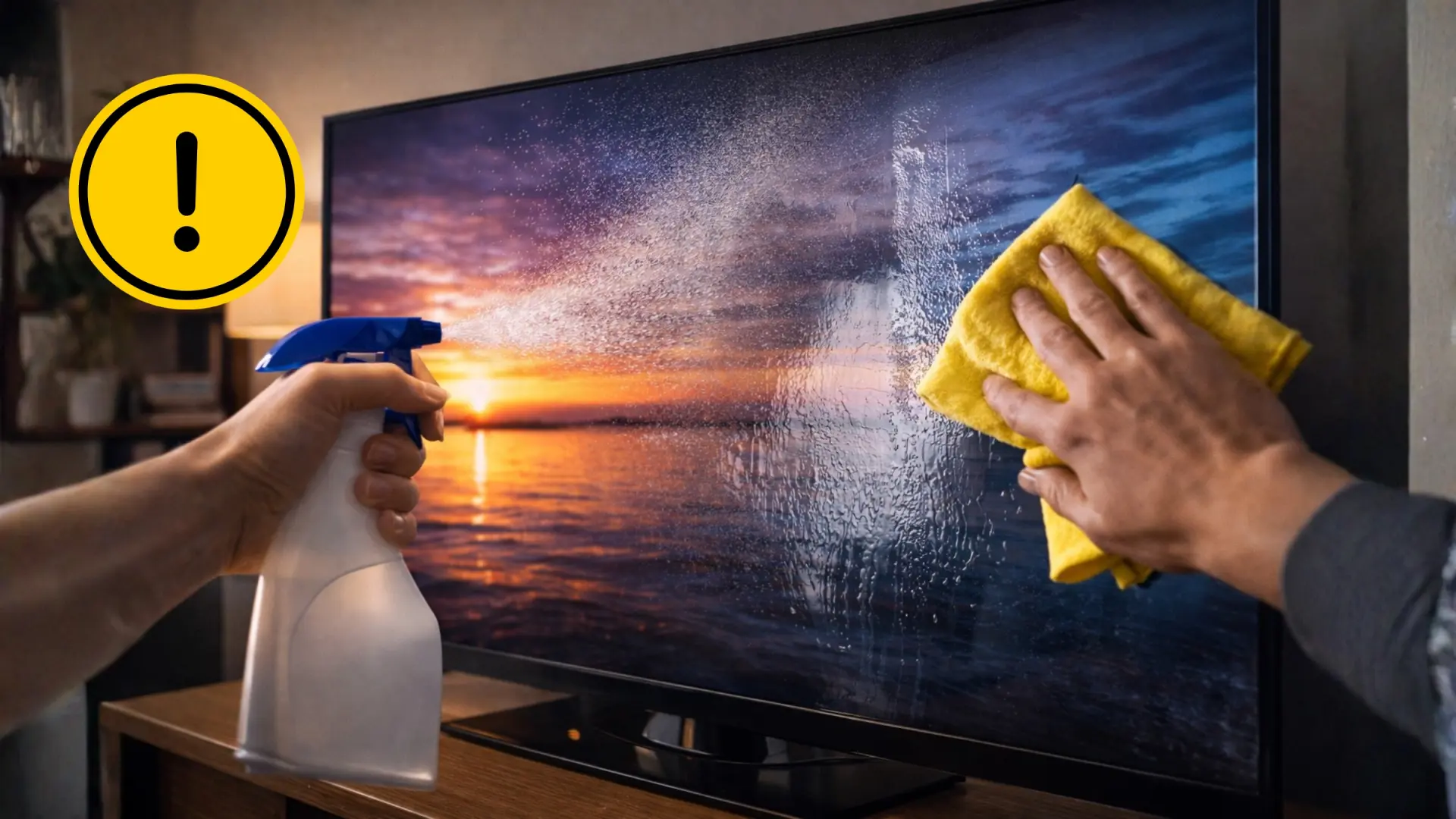 Votre téléviseur : le danger caché derrière votre nettoyage