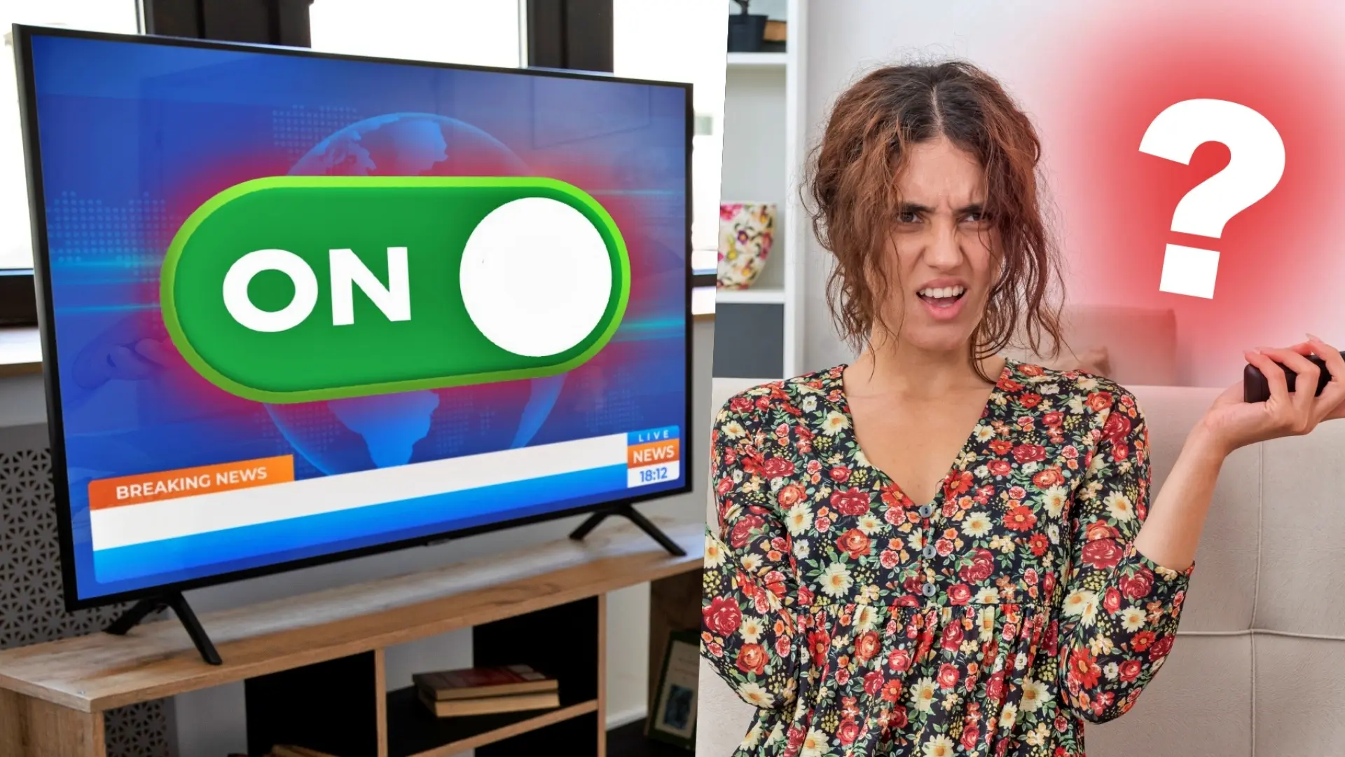 Votre tv s'allume toute seule ? une cause simple à vérifier