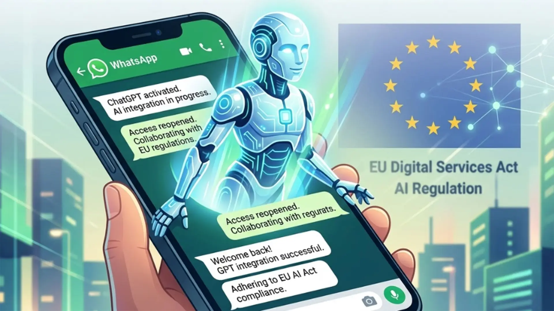 Whatsapp : meta cède face à la commission européenne