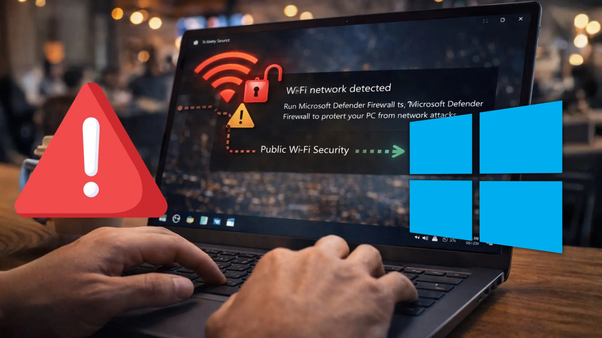 Windows vous met en danger toutes les fois que vous vous connectez à un réseau public sans prendre garde