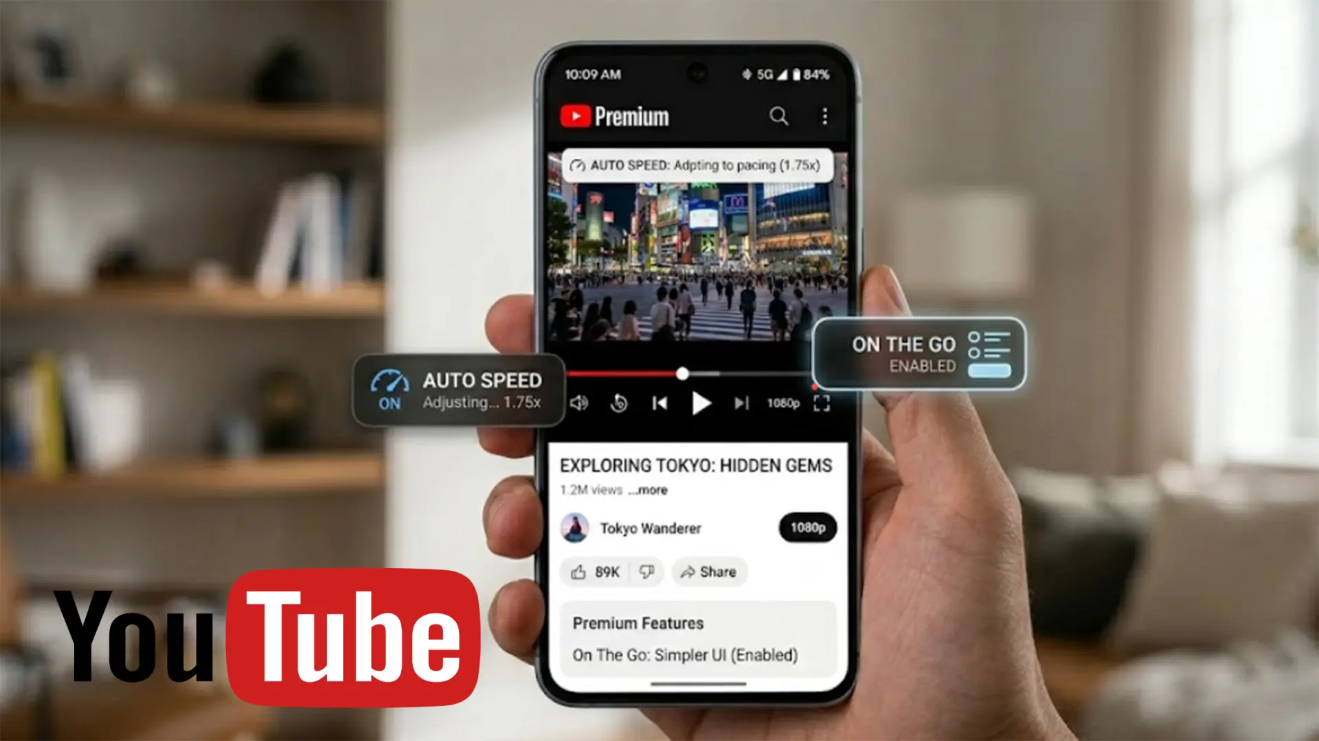 Youtube : premium sur le coup avec des outils de lecture révolutionnaires