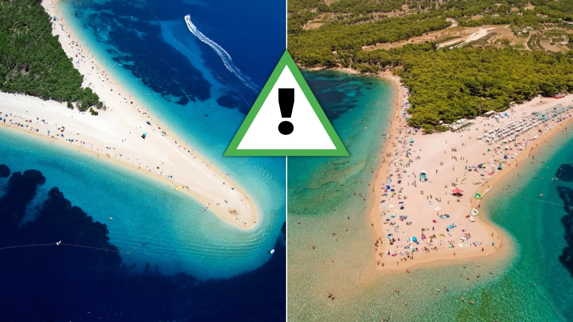 Zlatni rat : la célèbre langue de sable s'effrite sous l'effet du changement climatique et de l'activité humaine